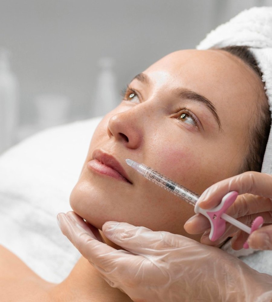 Dermatology consultation in progress